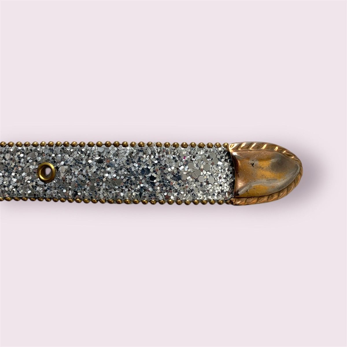 Vintage Sparkly Silver Western Belt Size ONE SIZE - 3 Thumbnail