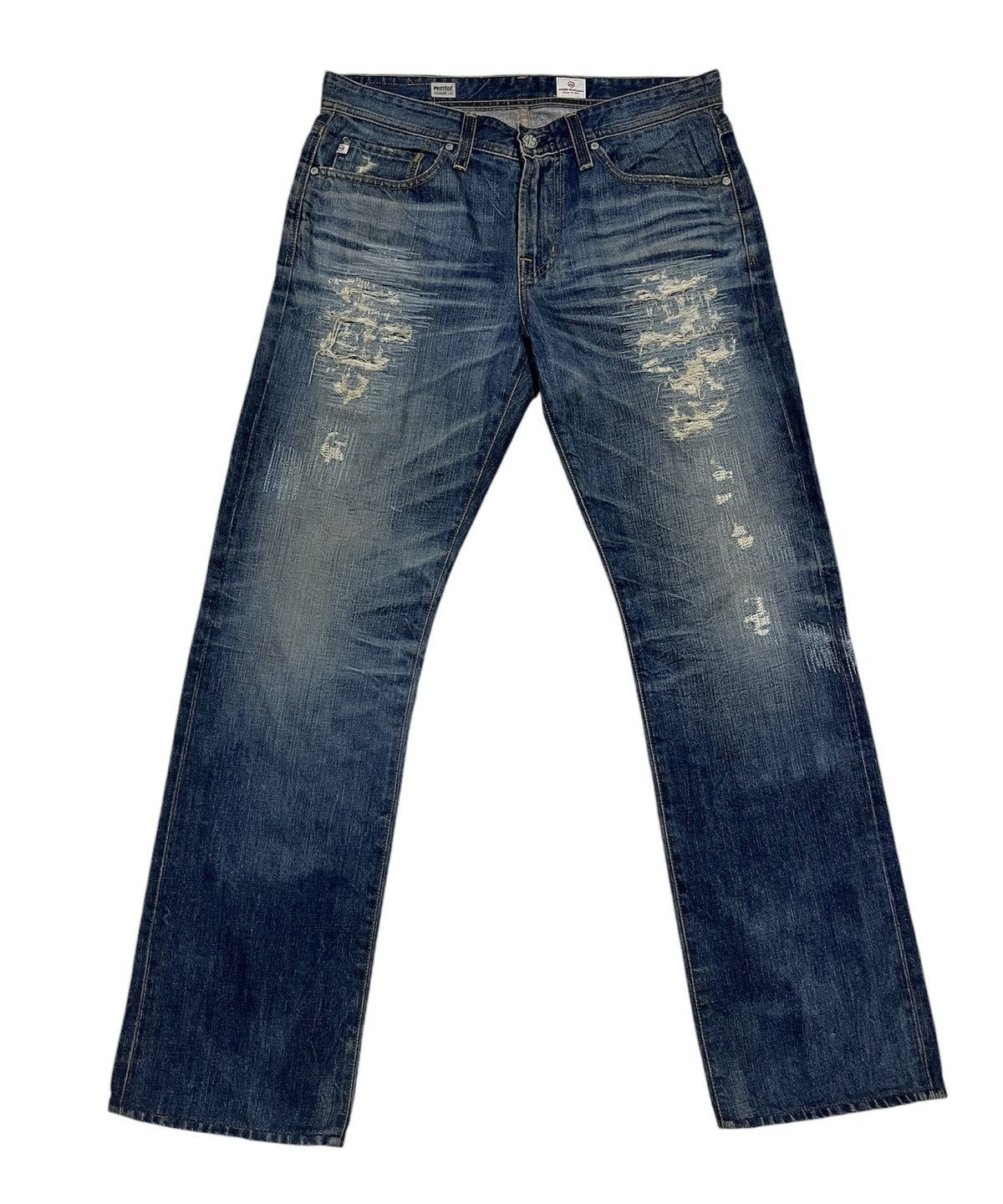 AG Adriano Goldschmied × Designer × Vintage Adriano goldschmied jeans non selvedge Size US 34 / EU 50 - 1 Thumbnail