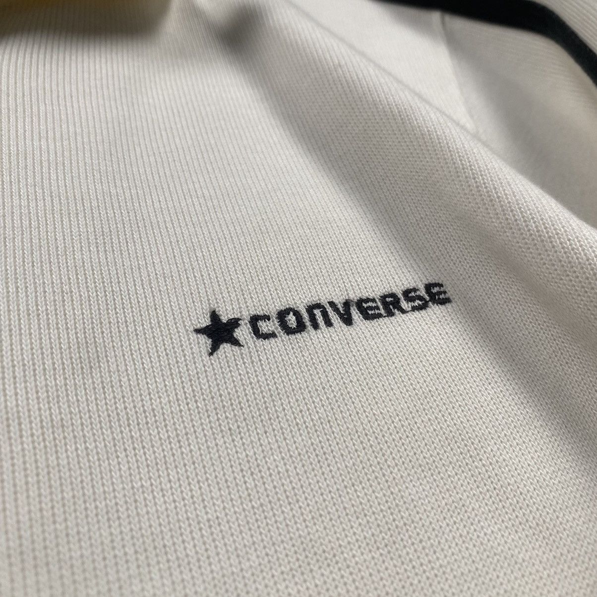 Converse × Vintage y2k Converse Striped Zip Up Sweater Jacket Size US M / EU 48-50 / 2 - 5 Thumbnail