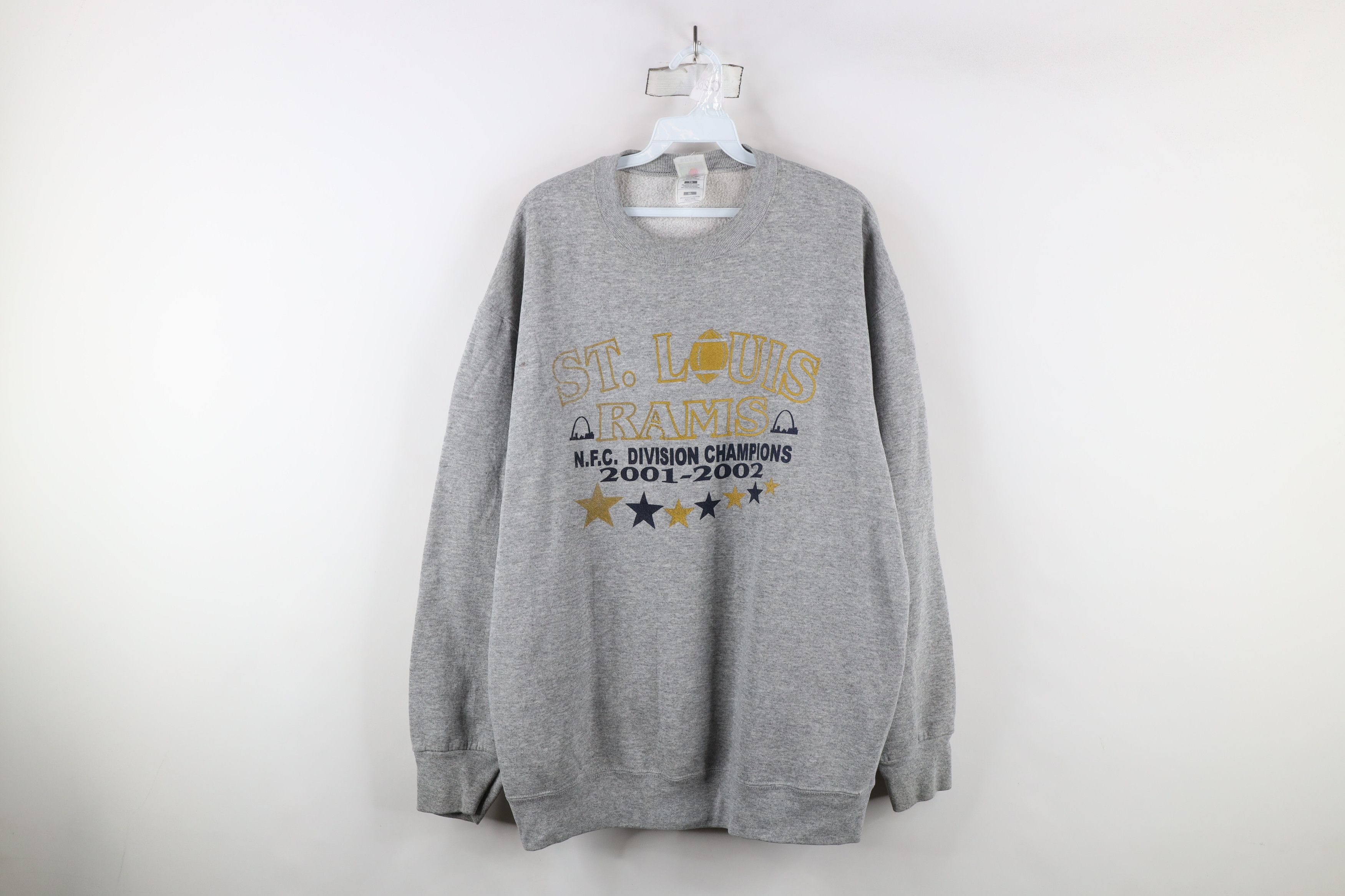 Vintage Vintage Champs St Louis Rams Football Crewneck Sweatshirt Size US XL / EU 56 / 4 - 1 Thumbnail