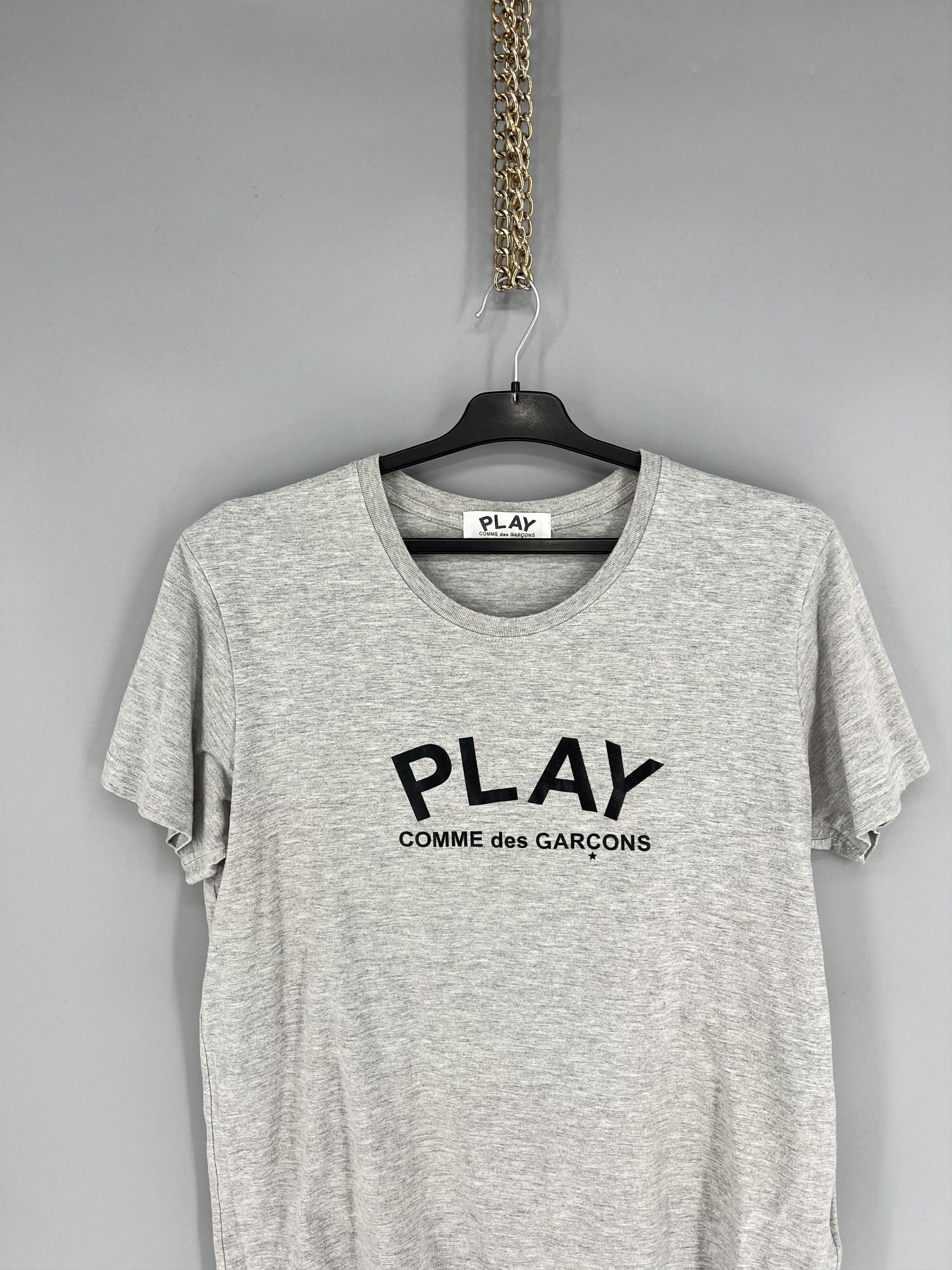 Comme des Garcons Vintage 90s Comme des Garcons Play Tee Big Logo Size US M / EU 48-50 / 2 - 6 Thumbnail