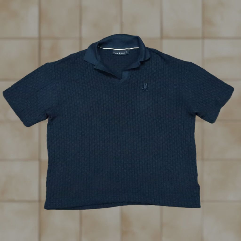 Psycho Bunny Psycho Bunny Polo Shirt Mens 2XL Blue Knit Cotton Short Sleeve Polo Golf Tennis Casual Business, 2XL Mens Blue Polo Shirt Size US XXL / EU 58 / 5 - 1 Thumbnail