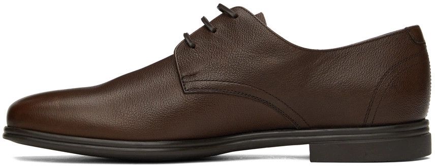 Salvatore Ferragamo o1s1rm0724 Spencer Derby Shoes in Brown Size US 12.5 / EU 45-46 - 1 Thumbnail