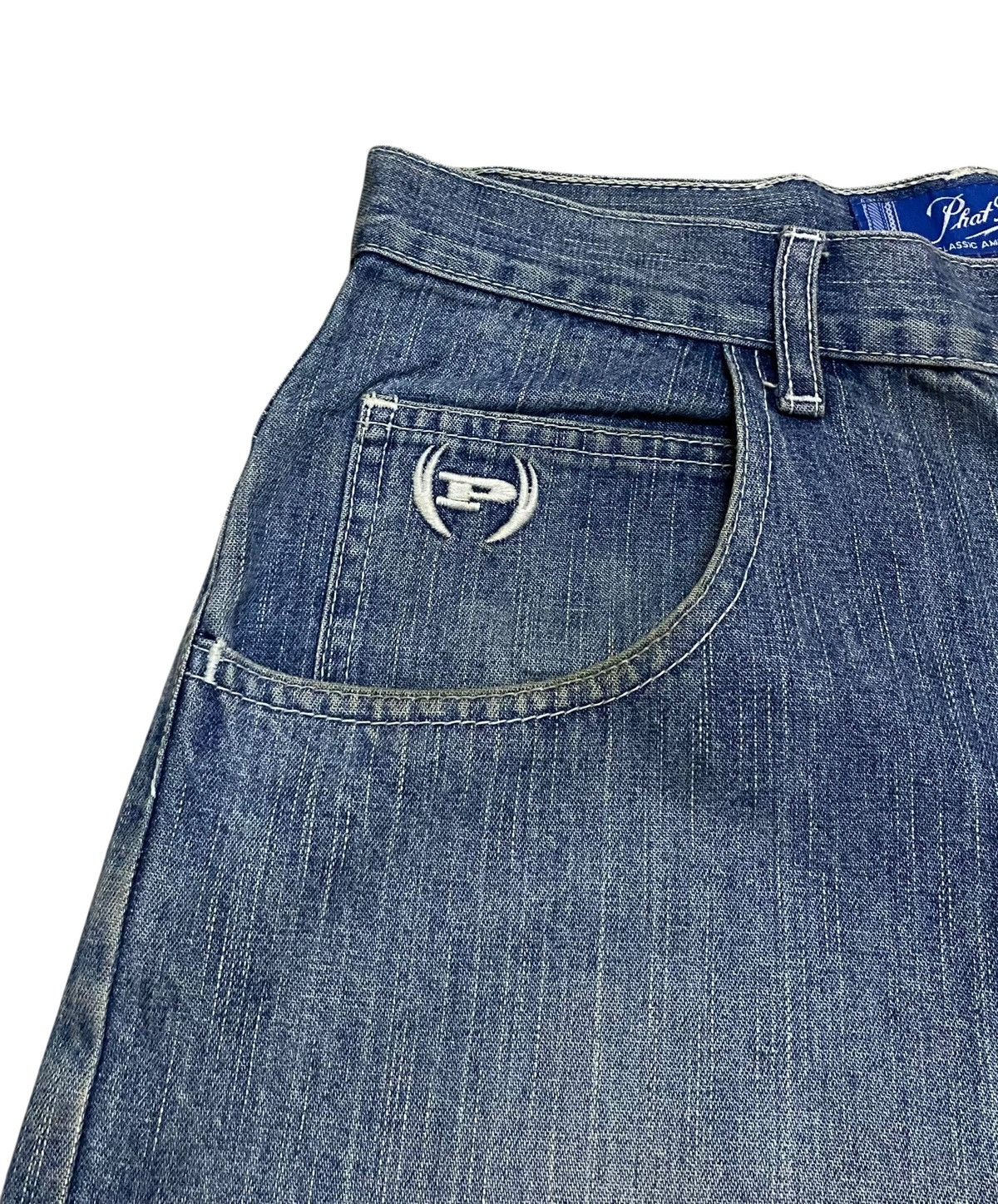 Phat Farm Rare Design Vintage Brand HipHop Phat Farm Baggy Jeans 1990s Size US 30 / EU 46 - 5 Thumbnail