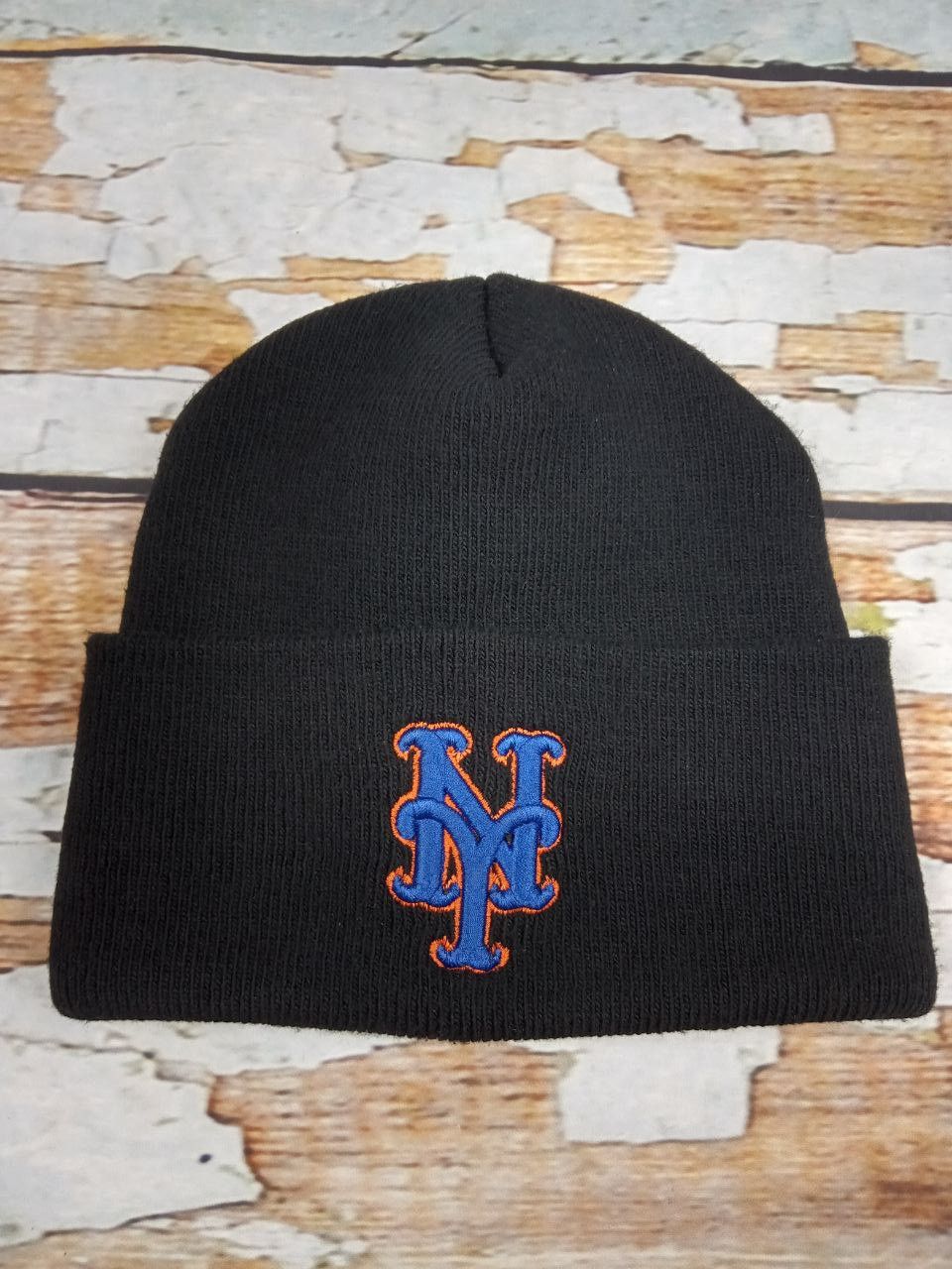 MLB New York Mets Vintage Winter Beanie Hat Size ONE SIZE - 1 Thumbnail
