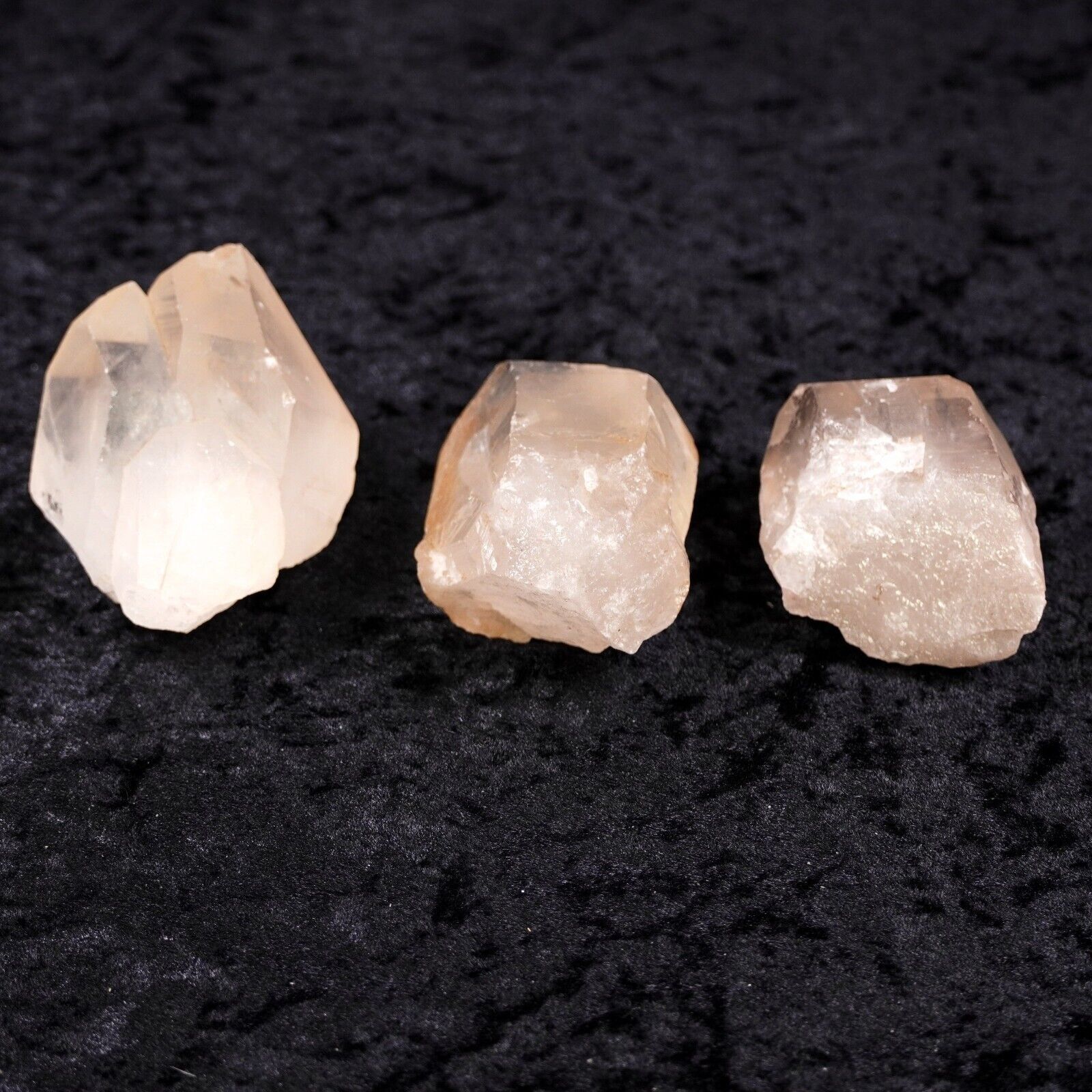 Other 3 Large Clear Quartz Crystal Point 3" Healing Gemstones Lot Size ONE SIZE - 6 Thumbnail