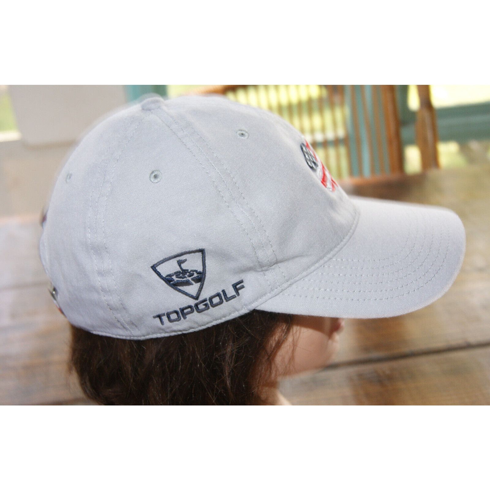 Other Black Clover Lucky Golf Hat Cap Top USA Flag Cap Strapback Size ONE SIZE - 3 Thumbnail