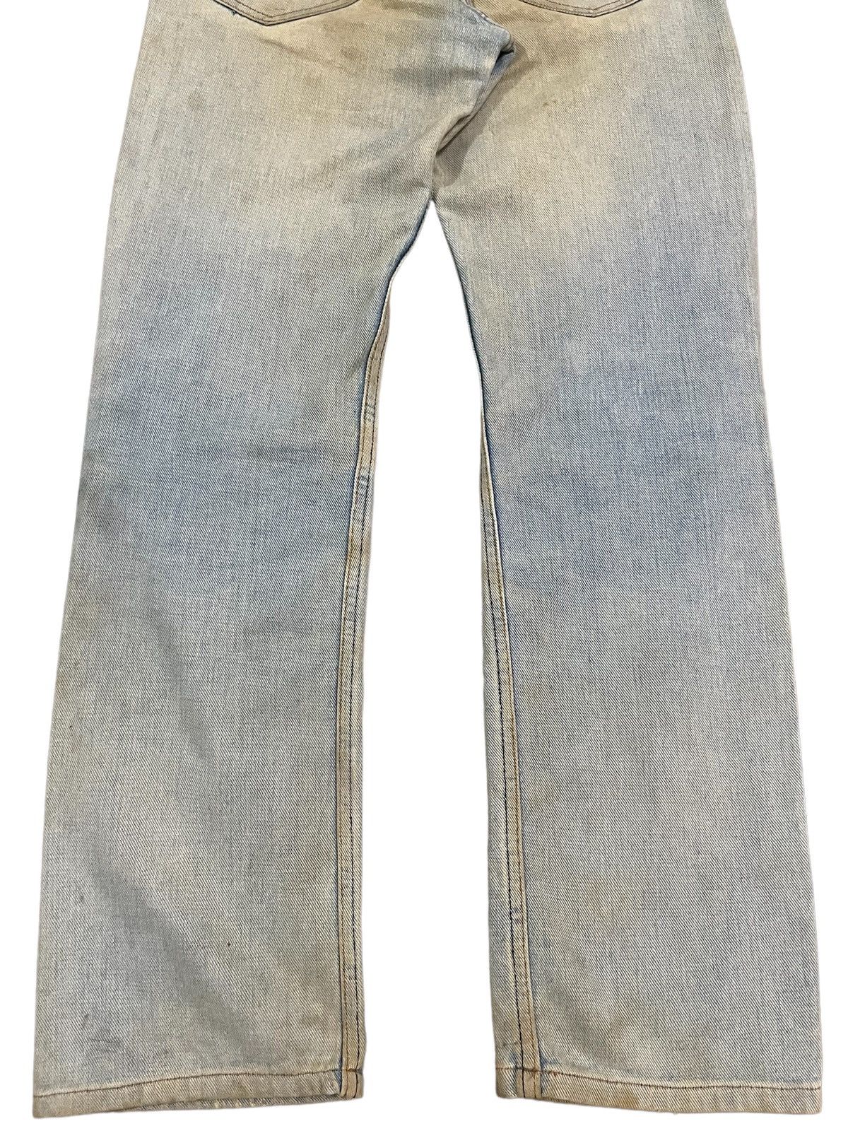 Lee Vintage 90s Lee Yellow Mud Washed Loose Fit Jeans Size US 30 / EU 46 - 6 Thumbnail