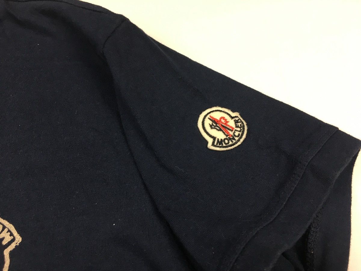 Moncler Moncler Italy Big Anchor Nova Logo Big Printed Tee T-shirt Size US S / EU 44-46 / 1 - 4 Thumbnail