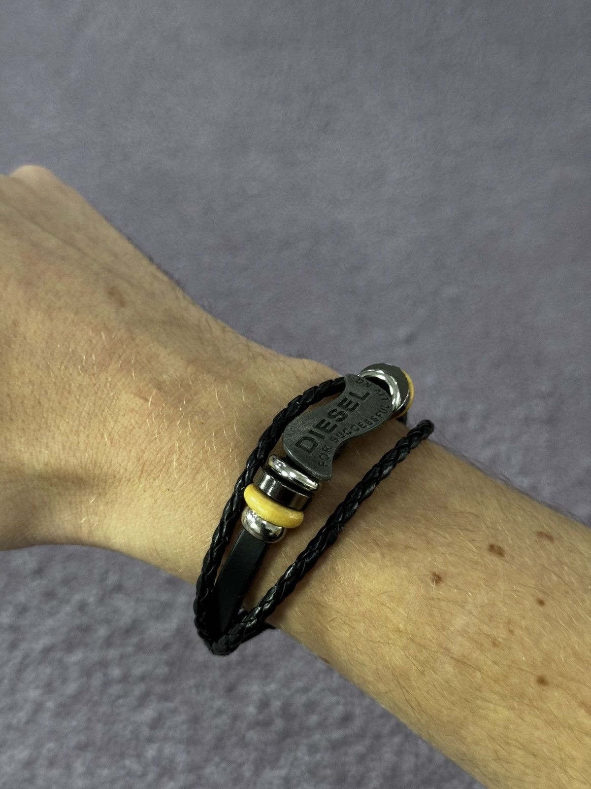 Diesel Diesel Vintage Grunge Vibe Y2K 00’s Aesthetic Braclet Size ONE SIZE - 4 Thumbnail