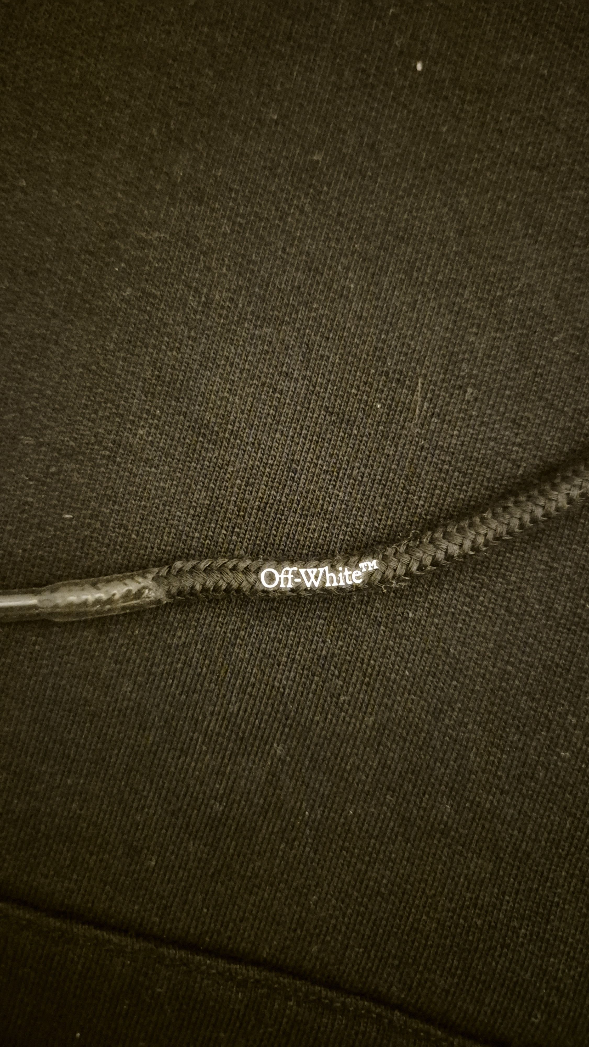 Off-White Off White Diagonal Helvetica Oversized Hoodie Size US XS / EU 42 / 0 - 3 Thumbnail