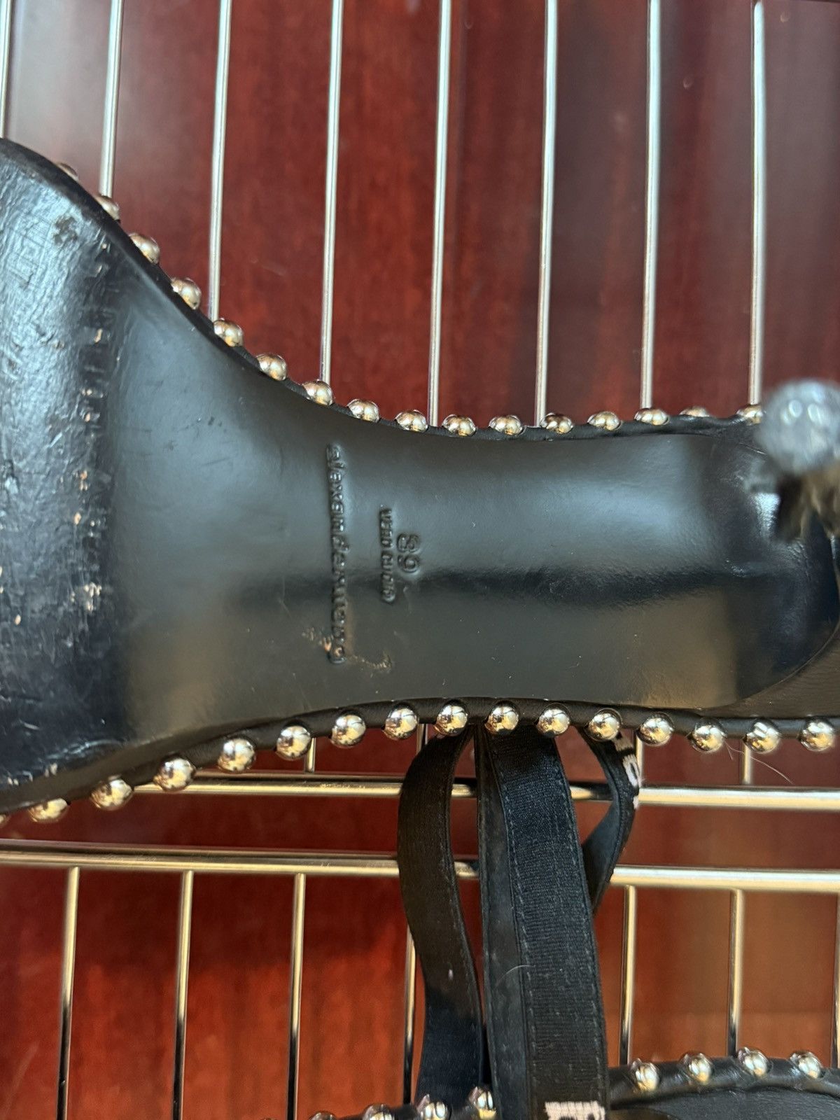 Alexander Wang alexander wang "nova" studded heels Size US 8 / IT 38 - 6 Thumbnail