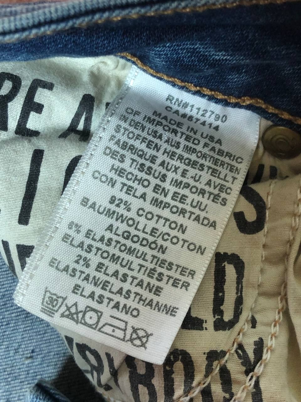 True Religion Vintage True Religion denim jeans streetwear size 31 Size US 31 - 5 Thumbnail
