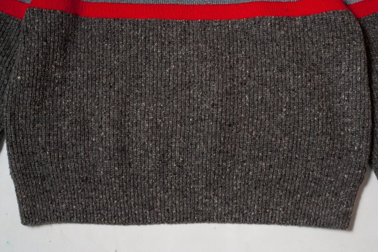 Givenchy Givenchy Striped Logo Intarsia Reflective Wool Sweater Size US L / EU 52-54 / 3 - 12 Thumbnail