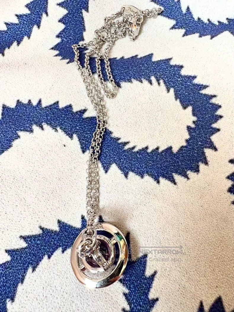 Vivienne Westwood Vivienne Westwood Vintage Purple Medium Orb Necklace Size ONE SIZE - 8 Thumbnail