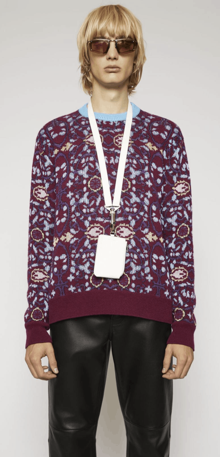 Acne Studios Jacquard Knit Sweater Size US L / EU 52-54 / 3 - 5 Thumbnail