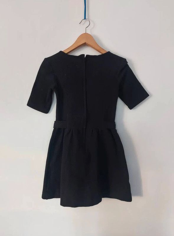 monsieur mini dress in black GANNI BLACK COTTON POPLIN GATHERED U-NECK MINI DRESS – Interwoven