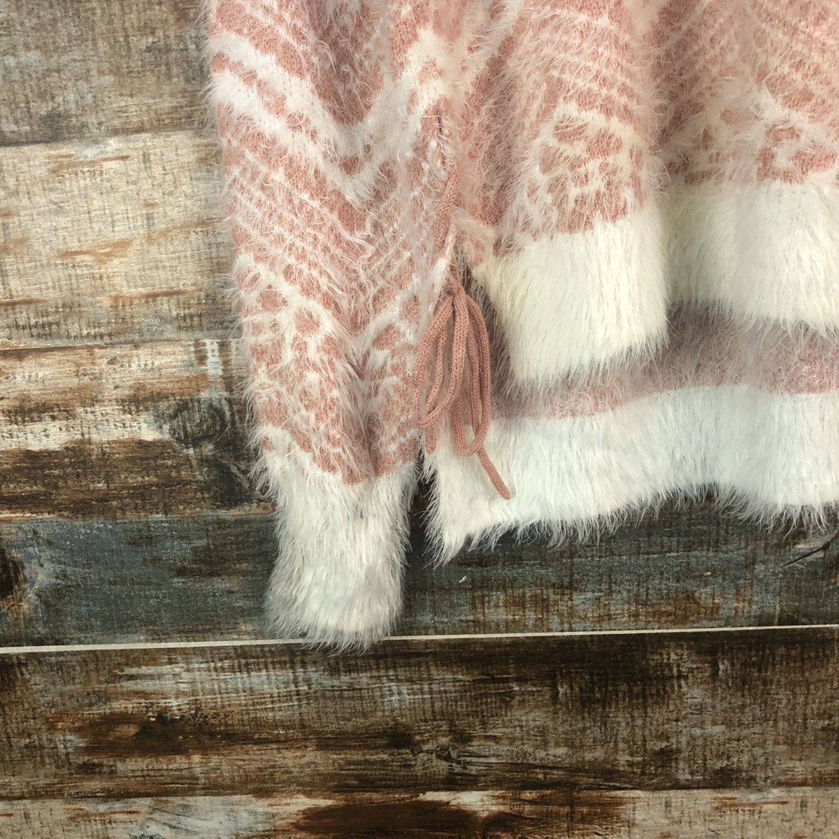Homespun Knitwear Mar Blee Pink fur mohair Knitwear #A2281 Size M / US 6-8 / IT 42-44 - 7 Thumbnail
