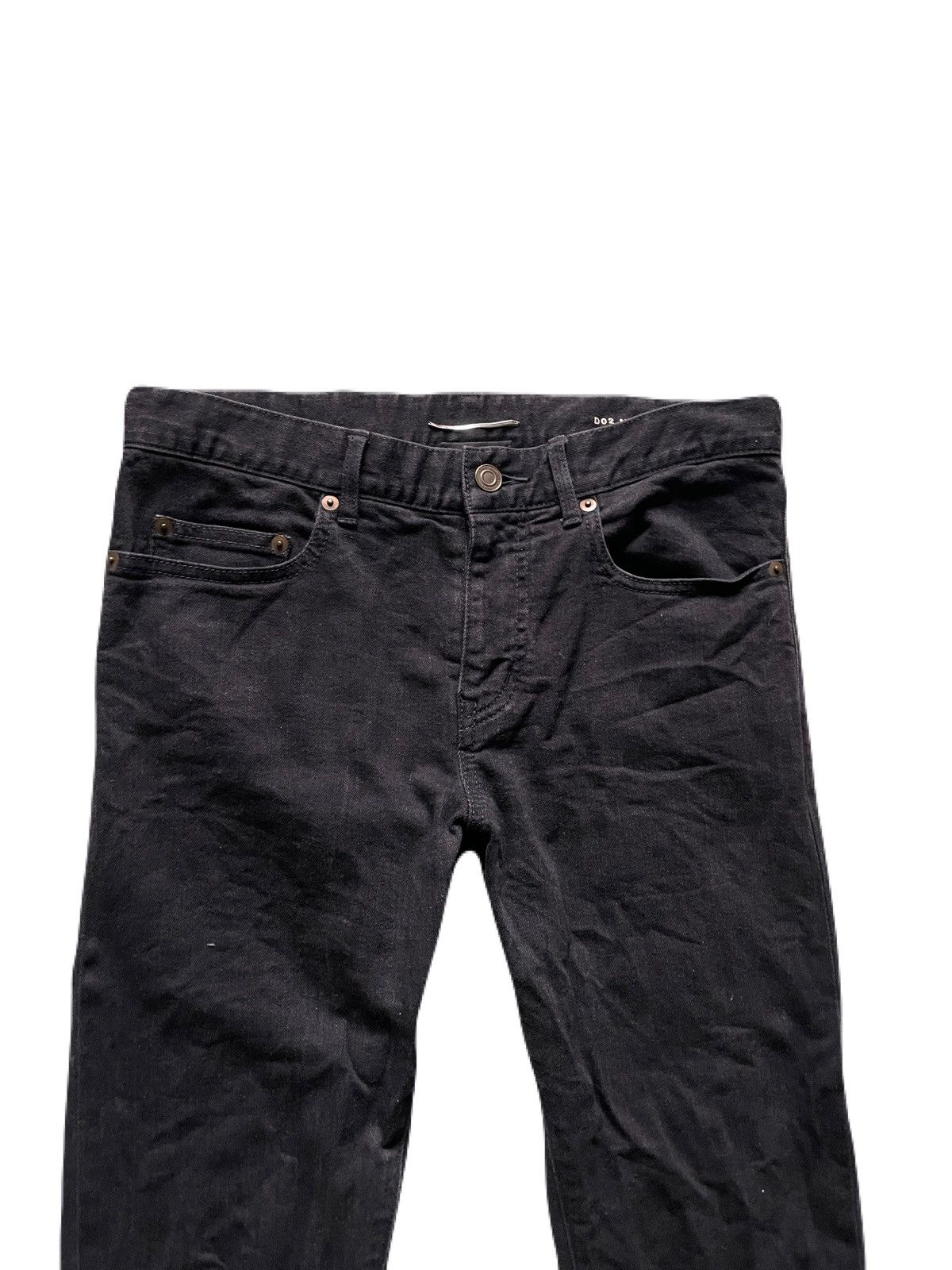 Saint Laurent Paris FW14 Saint Laurent Paris Hedi Slimane Crash Denim Size US 30 / EU 46 - 3 Thumbnail