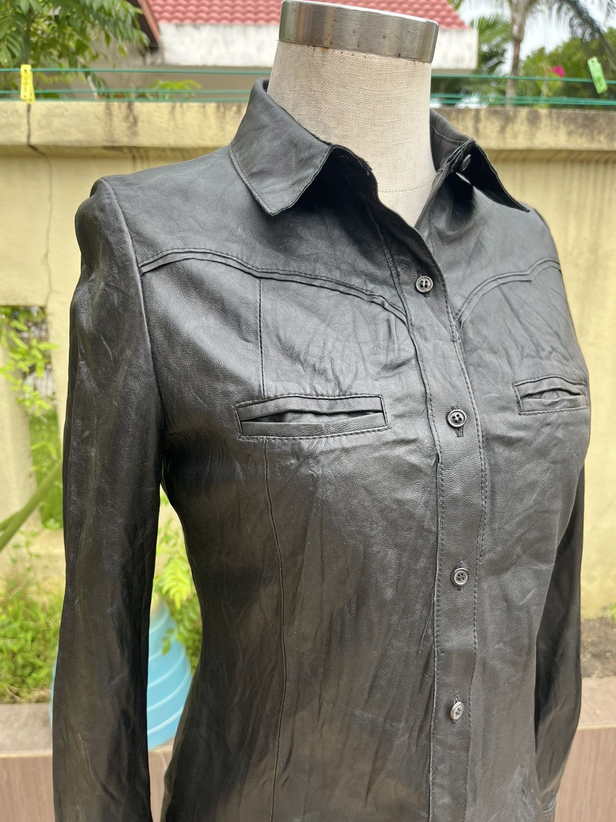 Leather Figaro leather shirt Size S / US 4 / IT 40 - 3 Thumbnail