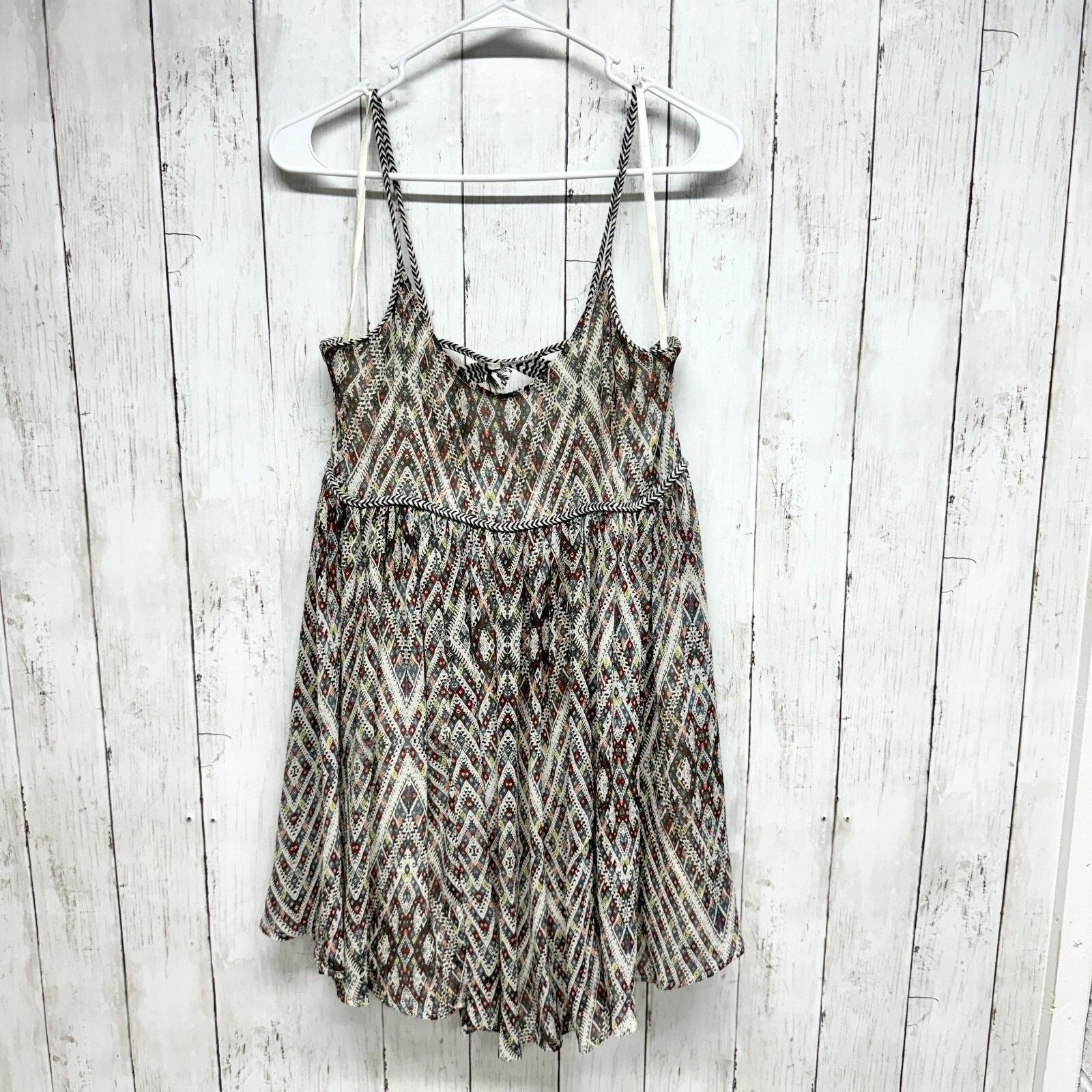 Free People Free People Dress Sz XS Periscopes in the Sky Mini Babydoll Size XS / US 0-2 / IT 36-38 - 1 Thumbnail