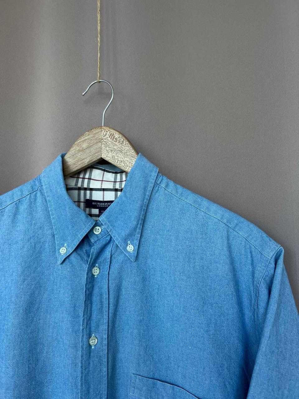 Burberry Burberry London Denim Button Shirt Mens Size 41 or L Size US L / EU 52-54 / 3 - 6 Thumbnail