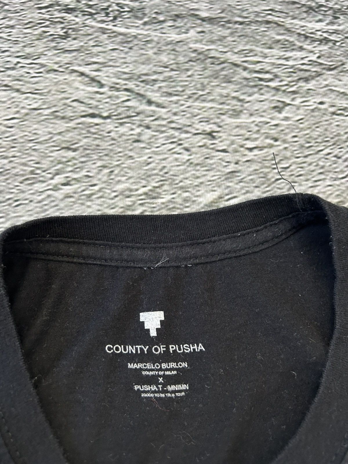 Marcelo Burlon Marcelo Burlon Pusha T T-shirt black big cross Size US L / EU 52-54 / 3 - 3 Thumbnail
