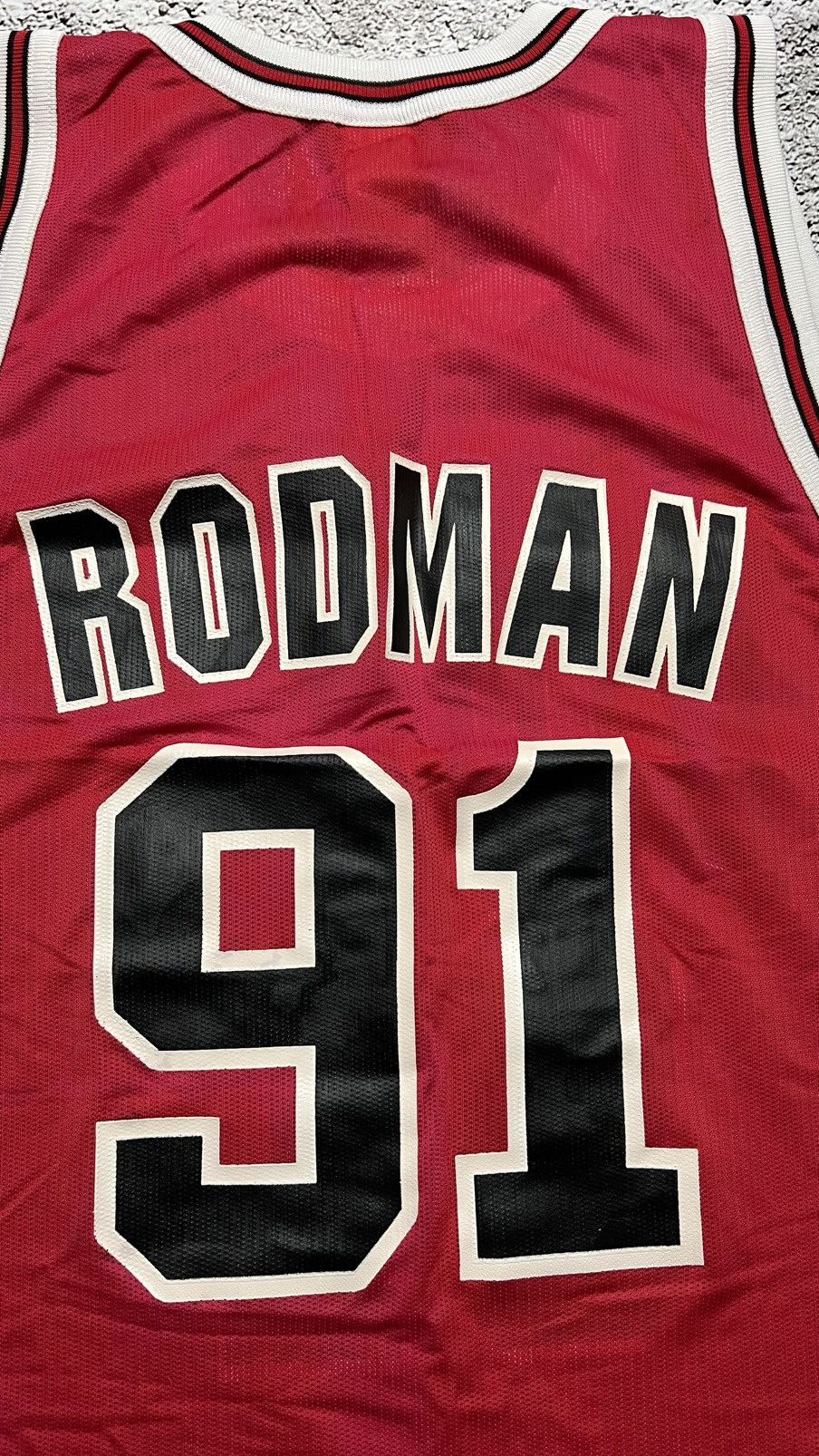 Champion VTG 90’s Chicago Bulls NBA Dennis Rodman champion jersey Size US L / EU 52-54 / 3 - 7 Thumbnail