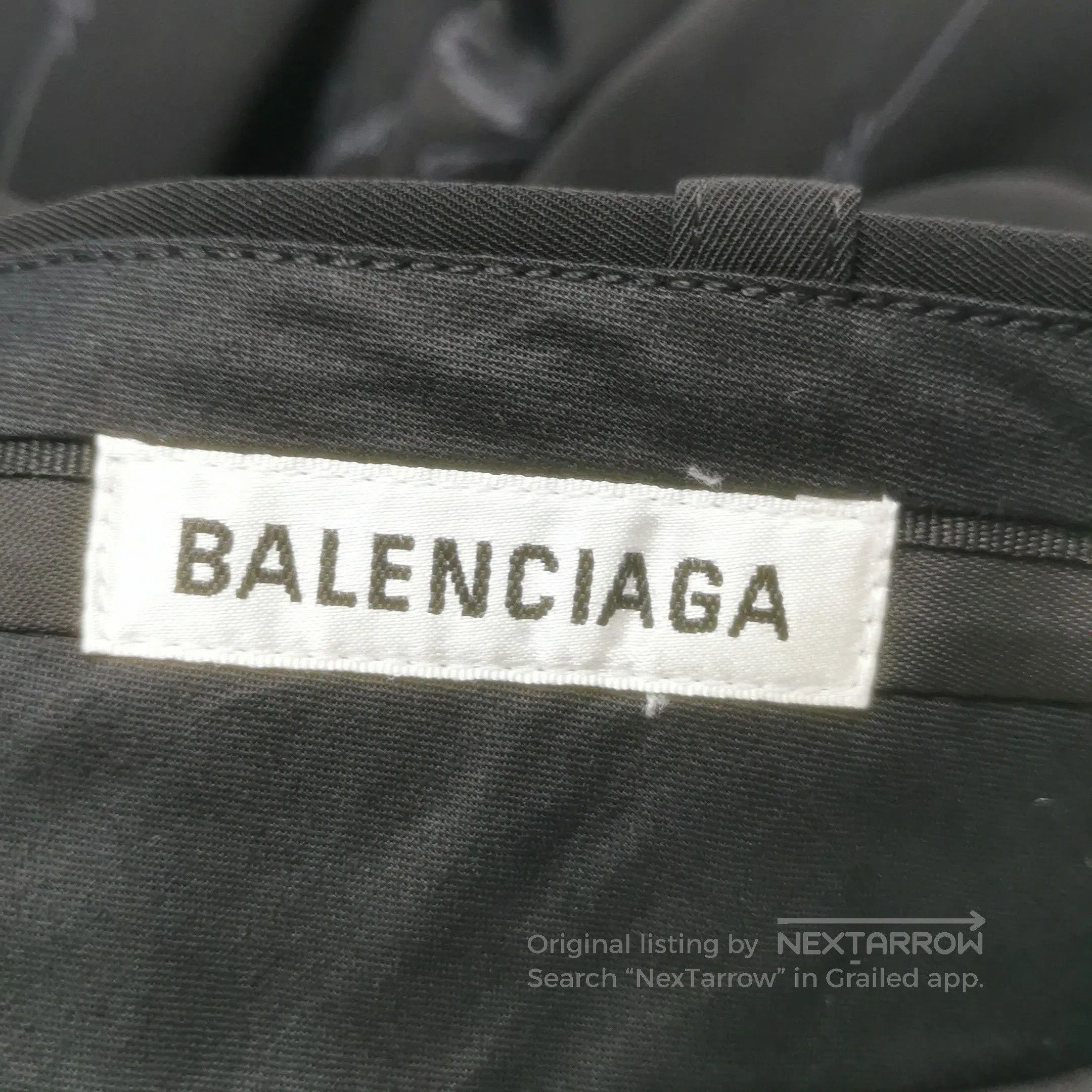 Balenciaga Balenciaga Striped Logo Print Black Trousers XXS. Size 33" - 5 Thumbnail