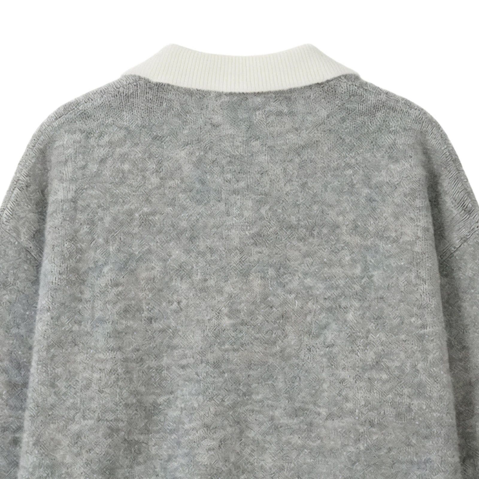 Other Marled V-Neck Polo Sweater | Wool-Cotton Size US M / EU 48-50 / 2 - 12 Thumbnail