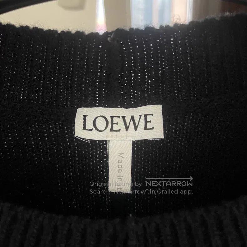 Loewe Loewe Black Wool Sweater Size M / US 6-8 / IT 42-44 - 4 Thumbnail