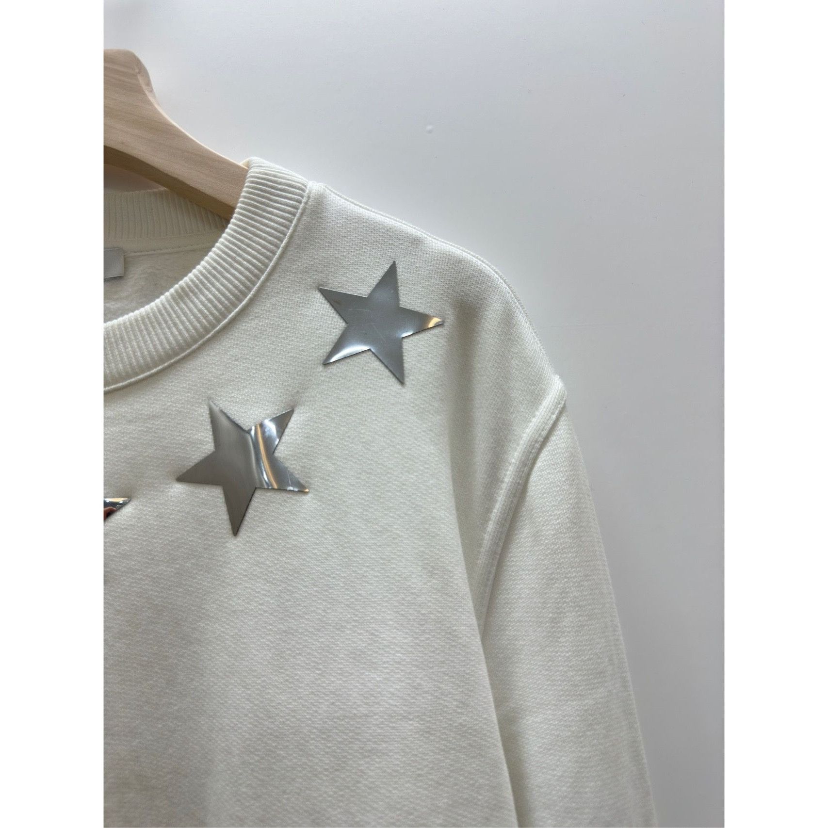 Givenchy Givenchy Classic Black Star Appliqué Crewneck Sweatshirt (Si Size S / US 4 / IT 40 - 5 Thumbnail