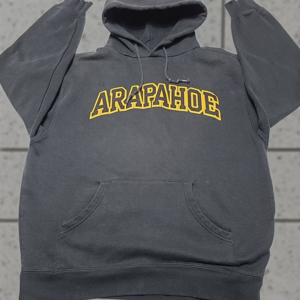 Jansport VINTAGE Jansport Heavyweight Arapahoe Logo Stitched Hoodie Mens Large Y2k Size US L / EU 52-54 / 3 - 1 Thumbnail