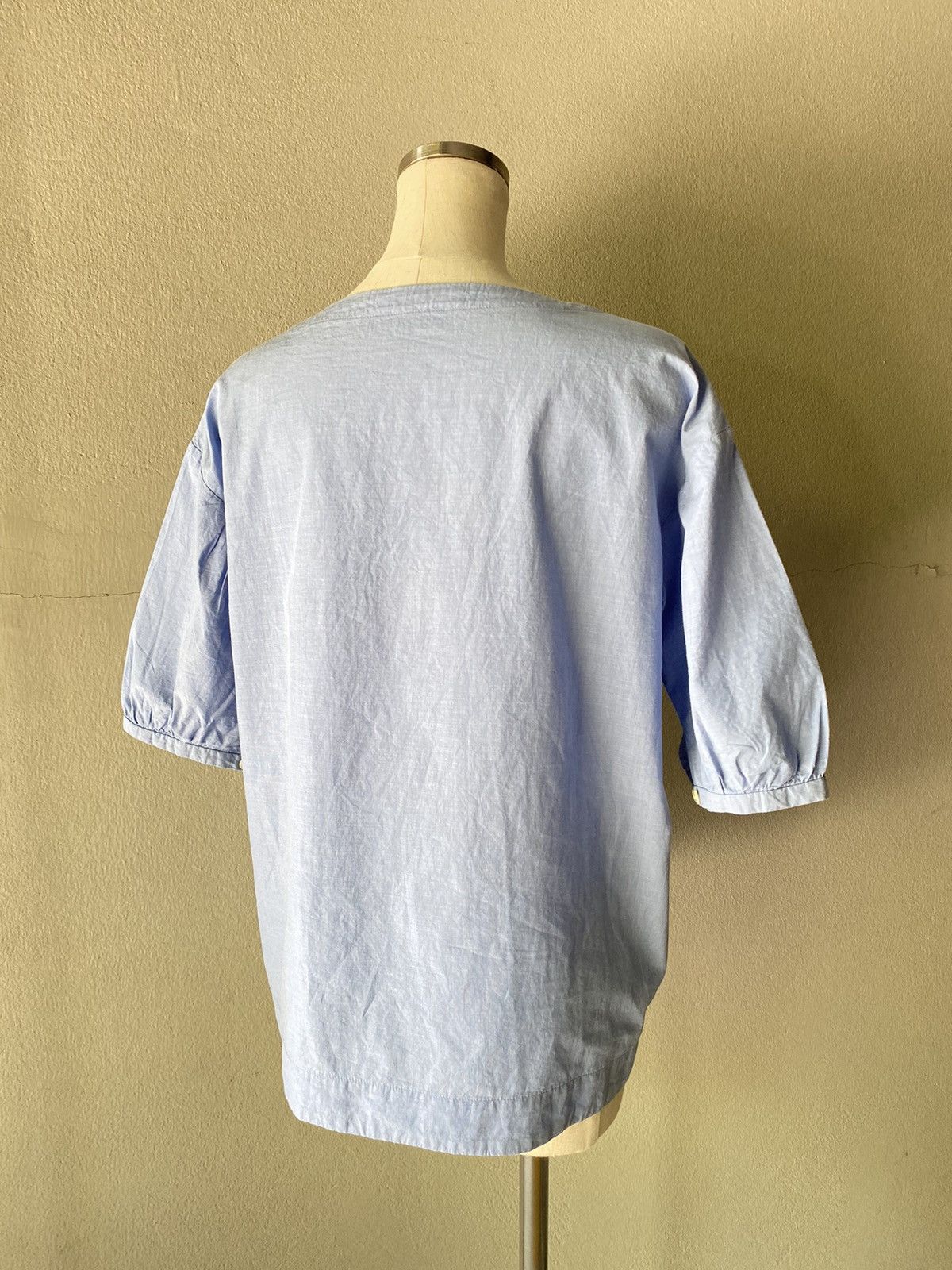 45rpm 45rpm Women Casual Light Blue Puff Sleeve Top Size L / US 10 / IT 46 - 14 Thumbnail