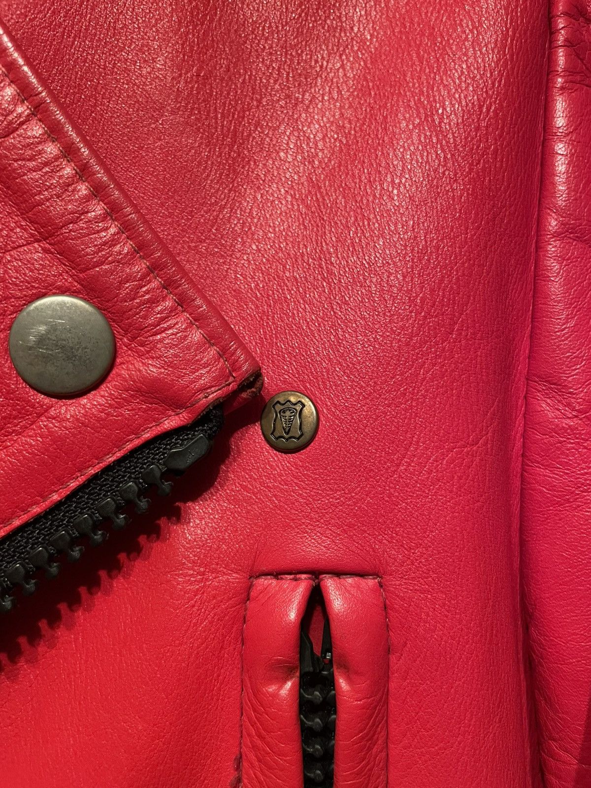 Vintage Goldtop vintage red leather jacket Size M / US 6-8 / IT 42-44 - 2 Thumbnail