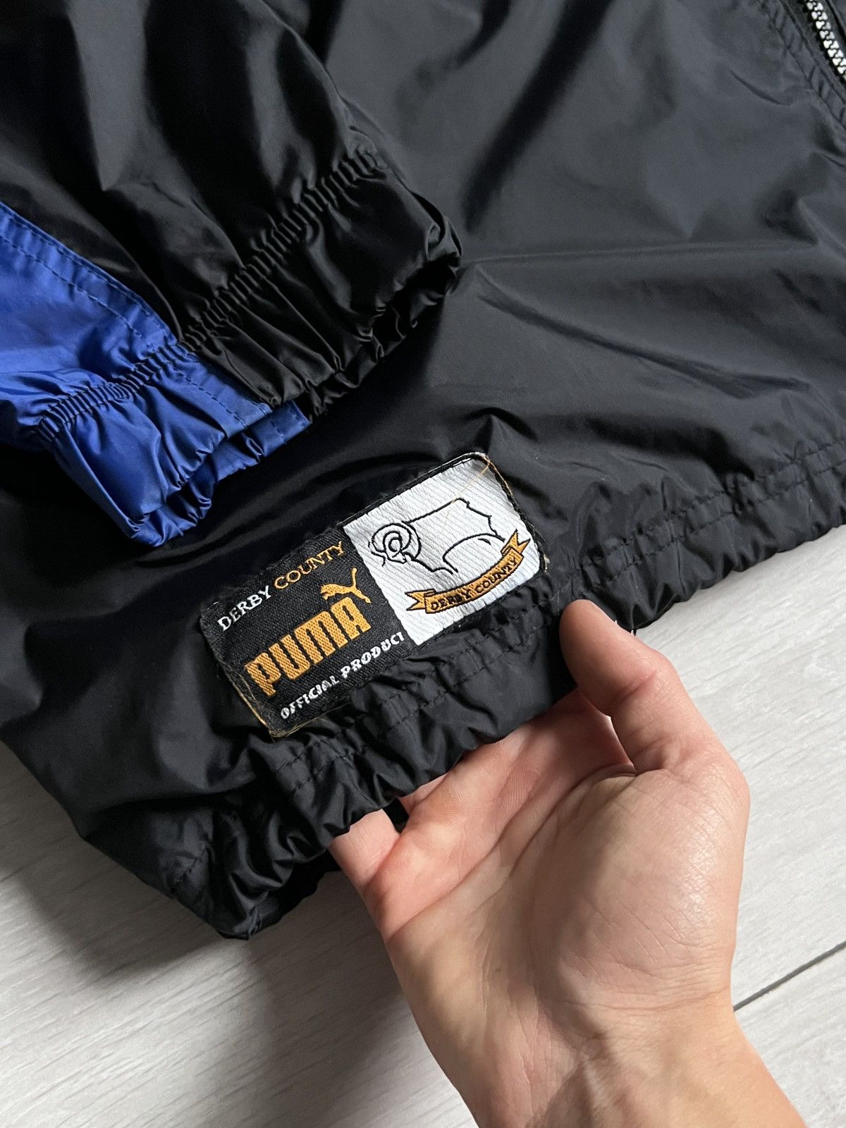 Puma RARE❗️Vintage Puma Derby County 1995-97 Training Jacket Size US XL / EU 56 / 4 - 4 Thumbnail
