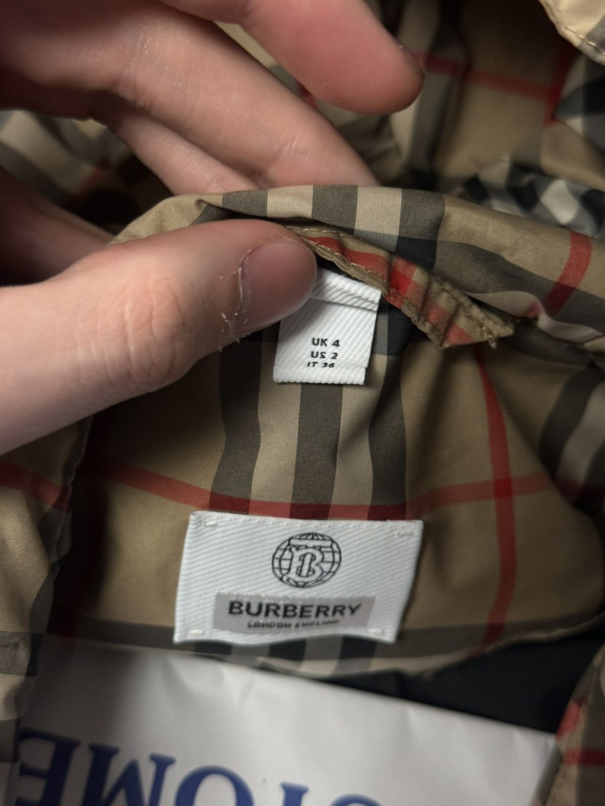 Burberry Size 4UK/2US (XS) - Burberry Vintage Check Hooded Jacket Size XS / US 0-2 / IT 36-38 - 13 Thumbnail
