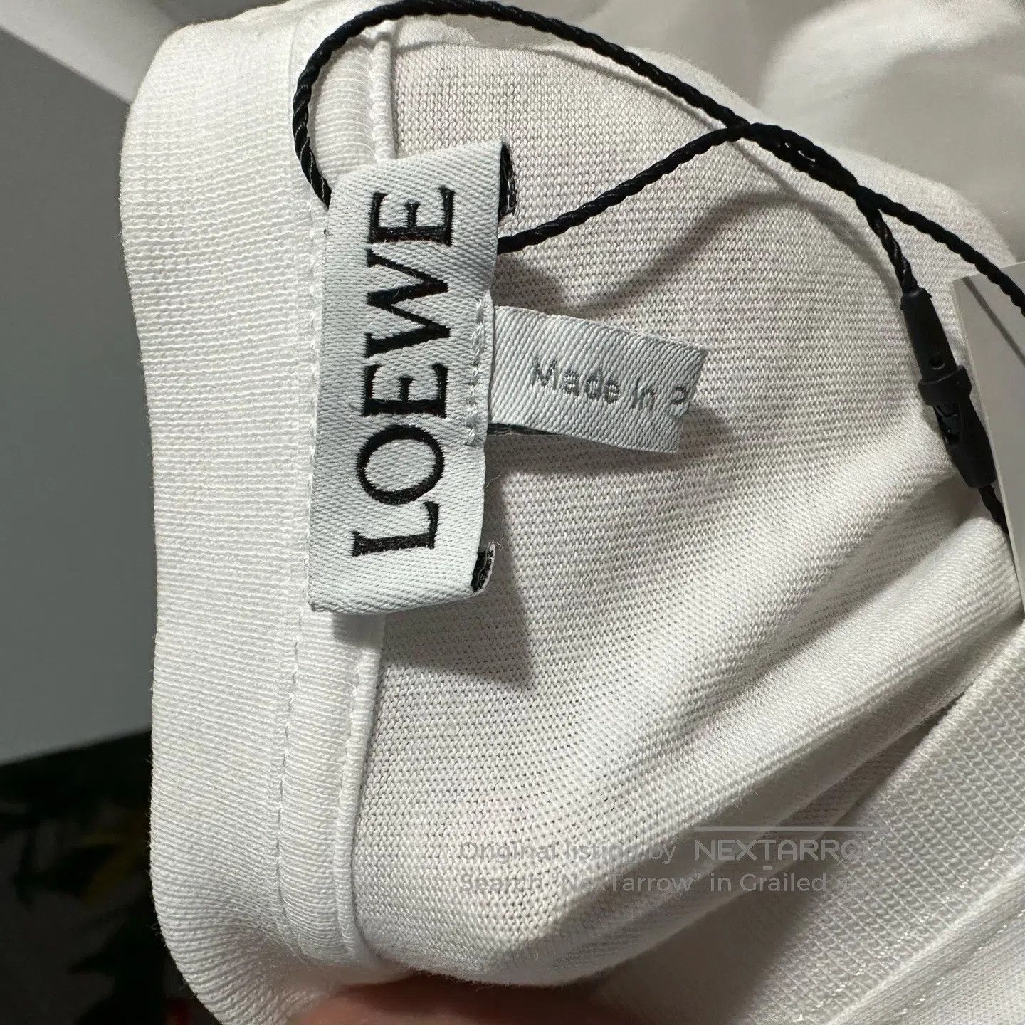 Loewe Loewe Embroidered Logo Short Sleeve| Size XS / US 0-2 / IT 36-38 - 3 Thumbnail