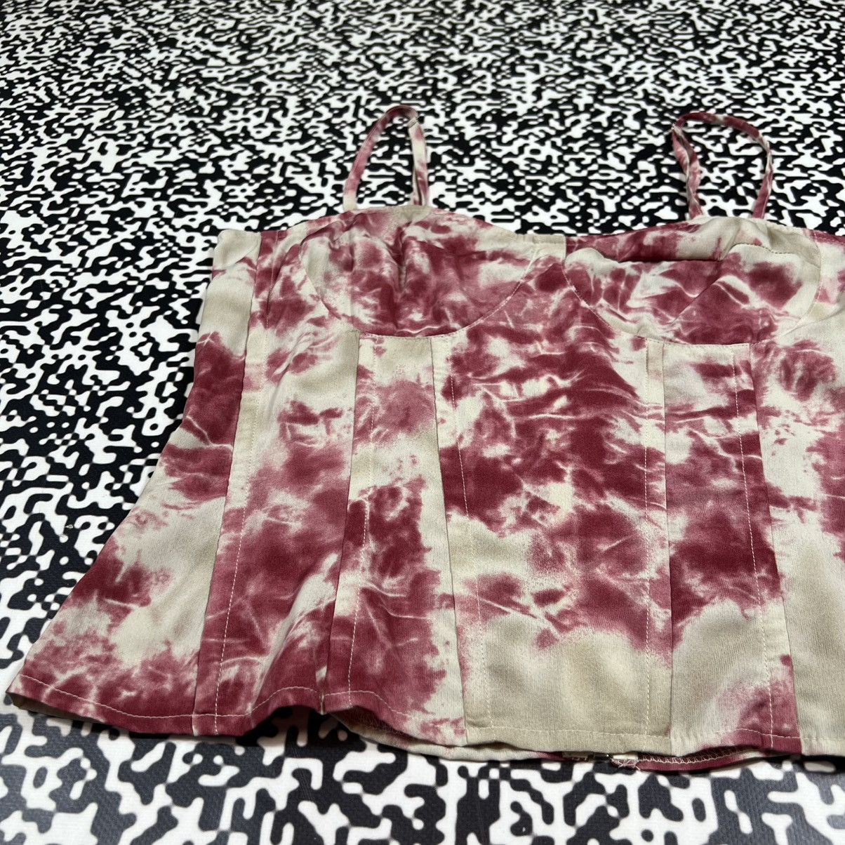 Vintage Vintage Y2K Japanese Style Retro Tie Dye Tank Top Sleeveless Size L / US 10 / IT 46 - 8 Thumbnail