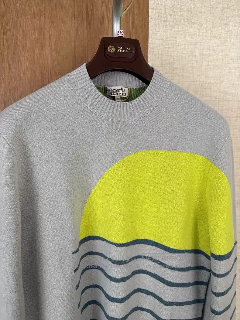 Hermes Hermes Men's Cashmere Sweater for Autumn and Winter Size US M / EU 48-50 / 2 - 2 Thumbnail