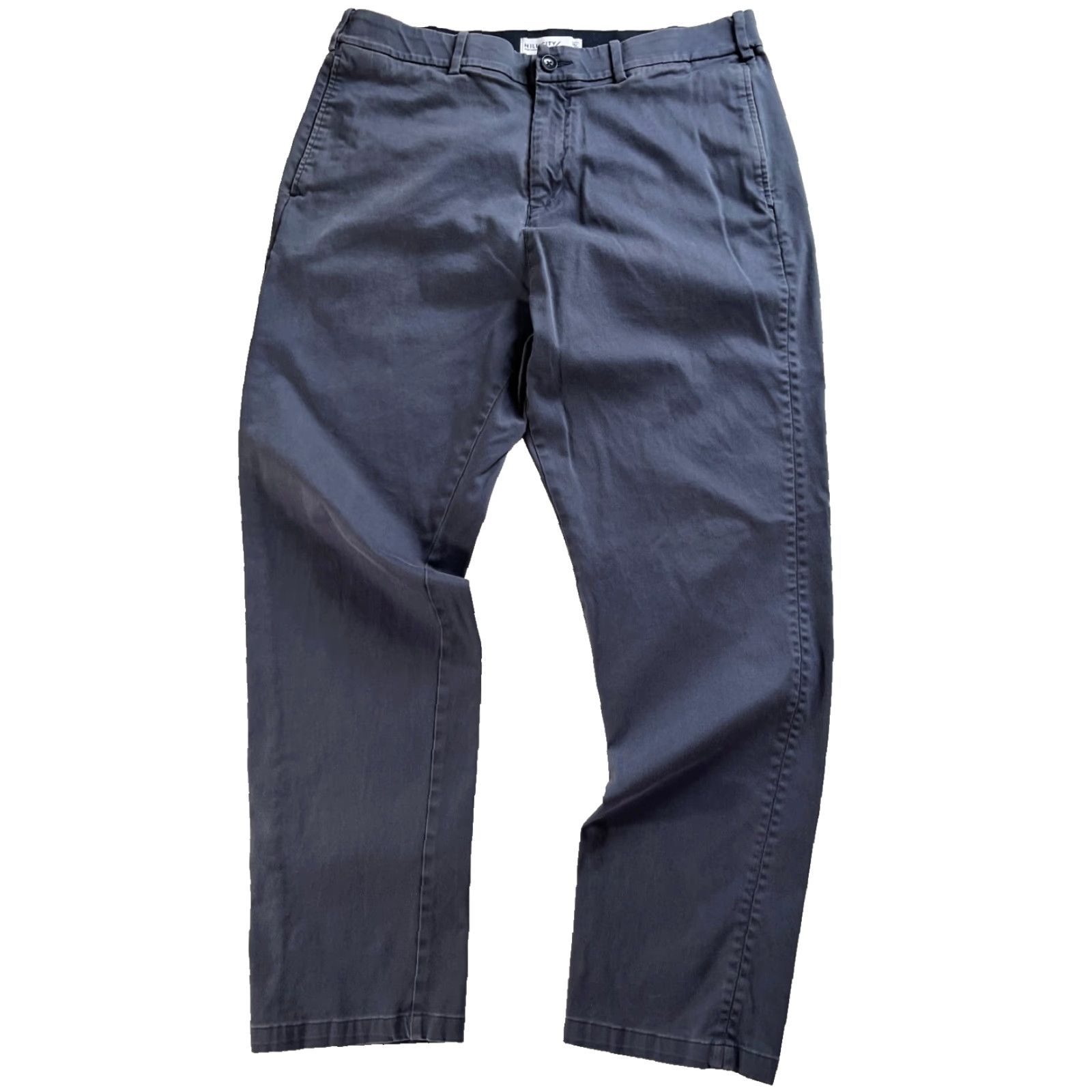 Dusk Hill City Men's EV Pant Athletic Dusk Navy 34 Waist 34x30 Chino Canvas Stretch Pockets Size US 34 / EU 50 - 2 Thumbnail