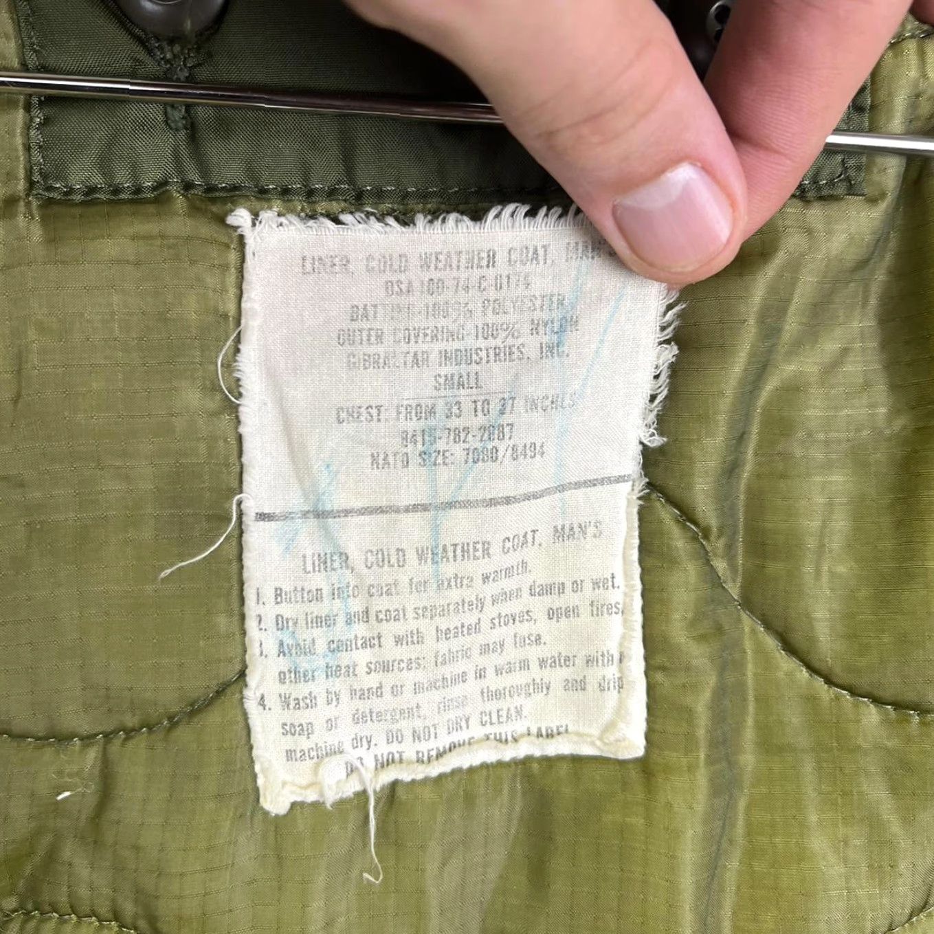 Vintage VINTAGE American Vintage Military Jacket Camouflage Nylon Green Men S Jacket Regular Size Men's Jacket Size US S / EU 44-46 / 1 - 8 Thumbnail