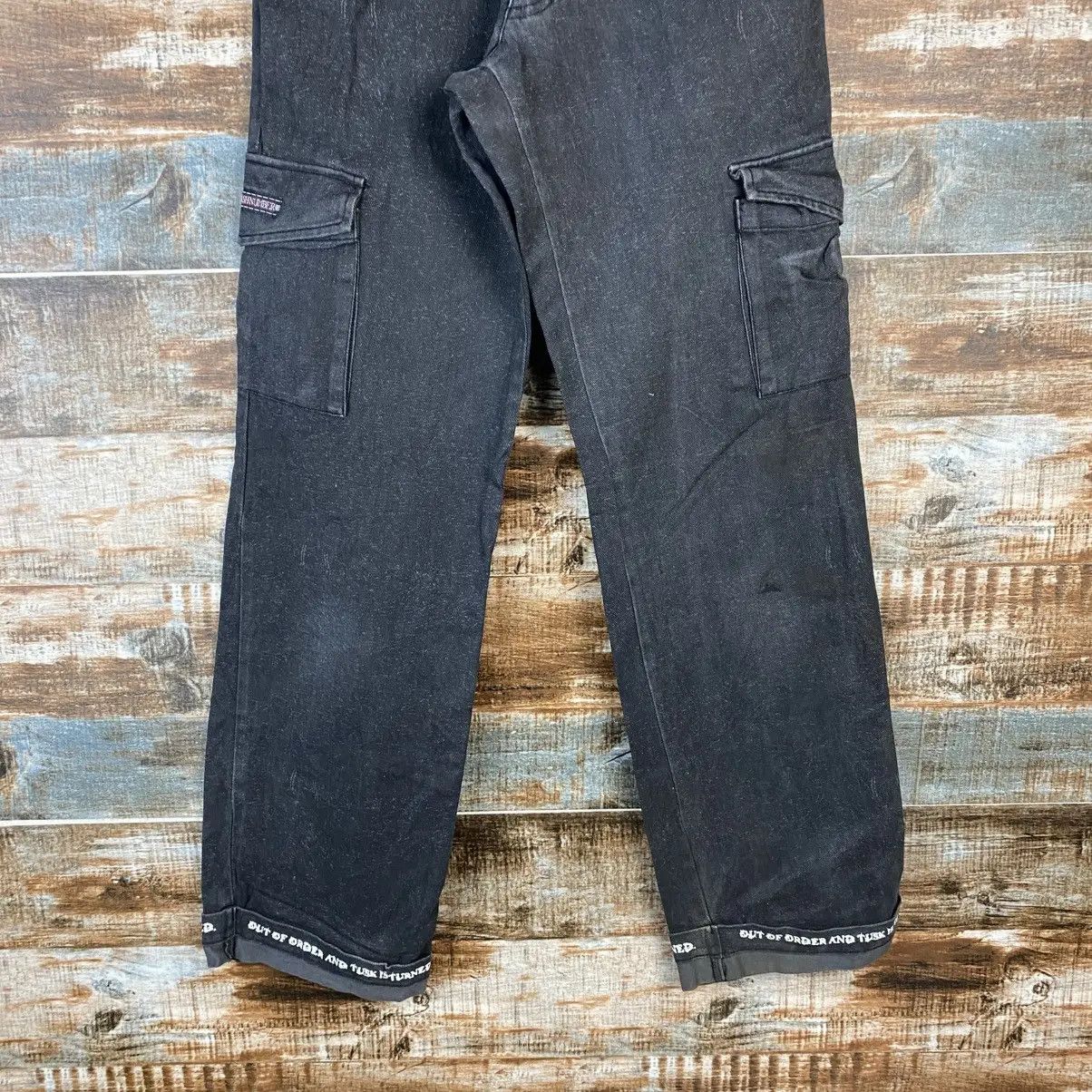 Japanese Brand DL Slash Number Black Cargo Multipocket Pants #C1258 Size 27" / US 4 / IT 40 - 9 Thumbnail