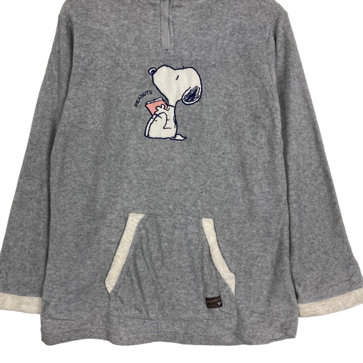 Disney × Peanuts × Warner Bros Peanuts Big Logo Crewneck Fleece Size US M / EU 48-50 / 2 - 5 Thumbnail