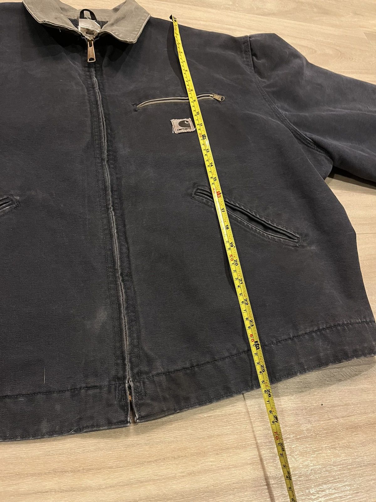 Carhartt Vintage J97 PTL Faded Grey Carhartt Detroit Jacket Size L Size US XXL / EU 58 / 5 - 7 Thumbnail