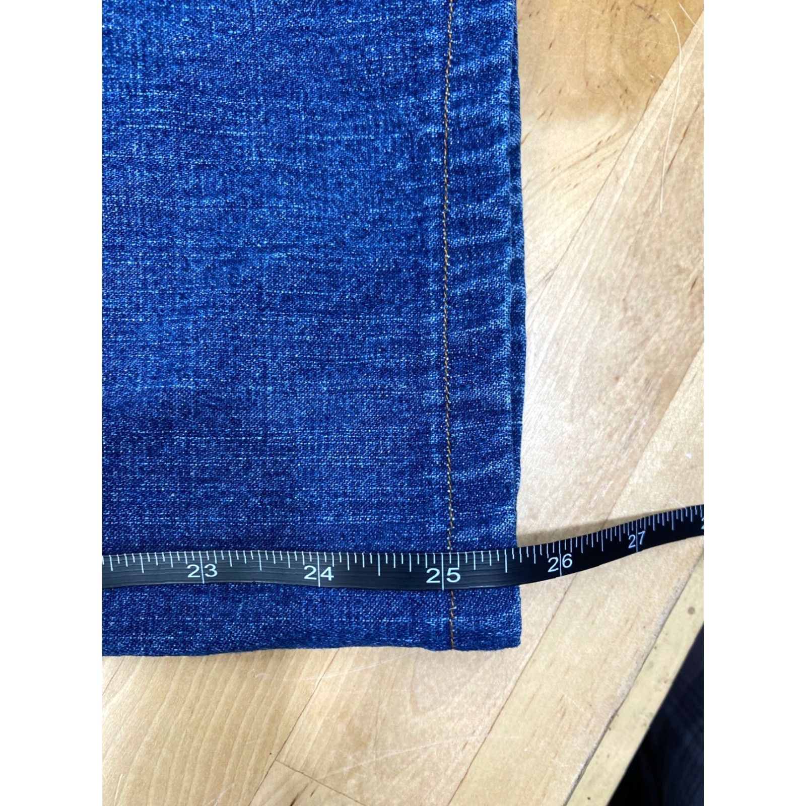 Lucky Brand Lucky Brand Jeans Denim Blue Flared Cowgirl Low Rise Sz 6/28 28in Button Zip Womens Jeans Blue 3535 Size 28" / US 6 / IT 42 - 6 Thumbnail