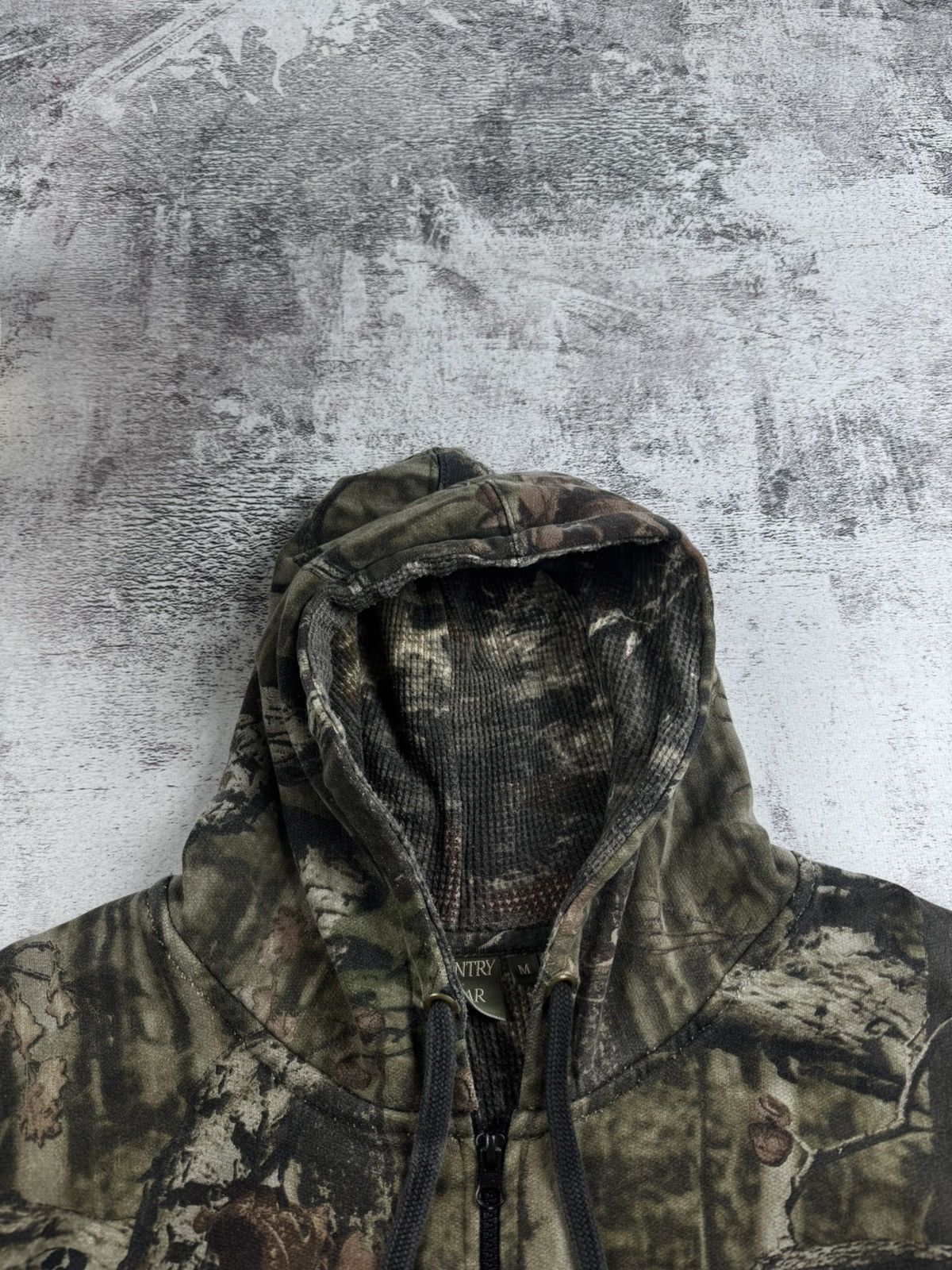 Realtree Country Wear Camo RealTree Jungle Men’s M Cotton Mountain Zip Hoodie Pullovover Size US M / EU 48-50 / 2 - 10 Thumbnail