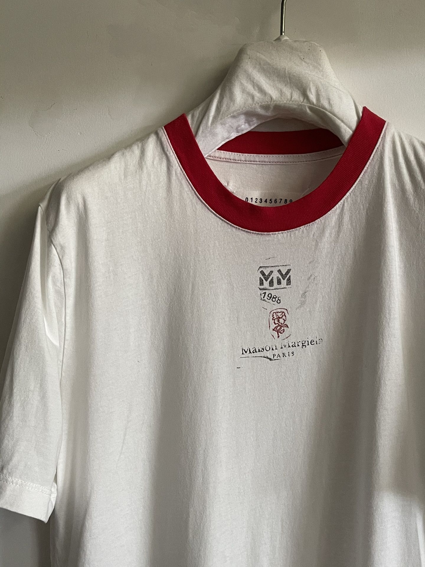 Maison Margiela Maison Margiela 2021ss new collar short-sleeved T-shirt 250 Size US S / EU 44-46 / 1 - 9 Thumbnail