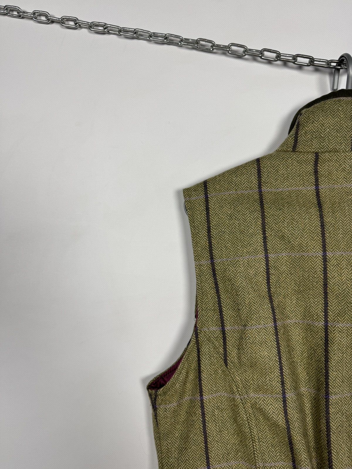 Vintage Rydale Country Clothing Zip Vest Wool Belton Tweed Waistcoat Size XL / US 12-14 / IT 48-50 - 15 Thumbnail