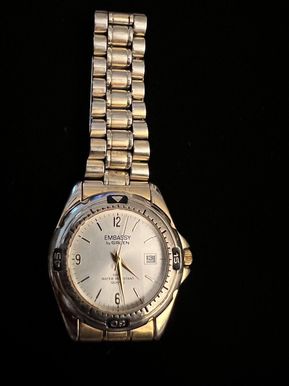 Craig Green Embassy by Gruen watch men Gold Tone Size ONE SIZE - 2 Thumbnail